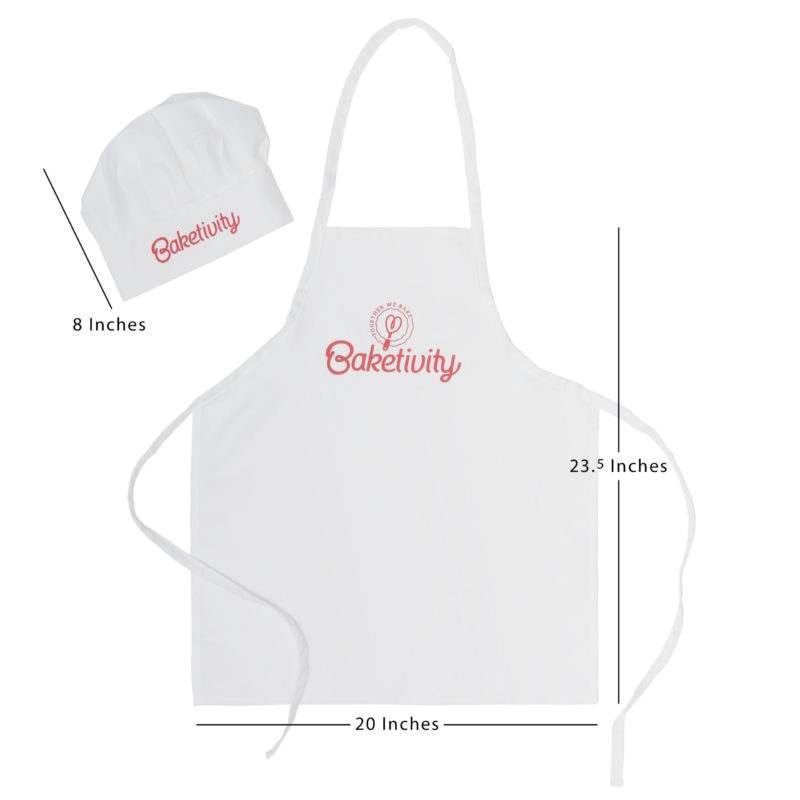 Kids Baketivity Apron With Chef Hat Kids Baketivity Apron With Chef Hat
