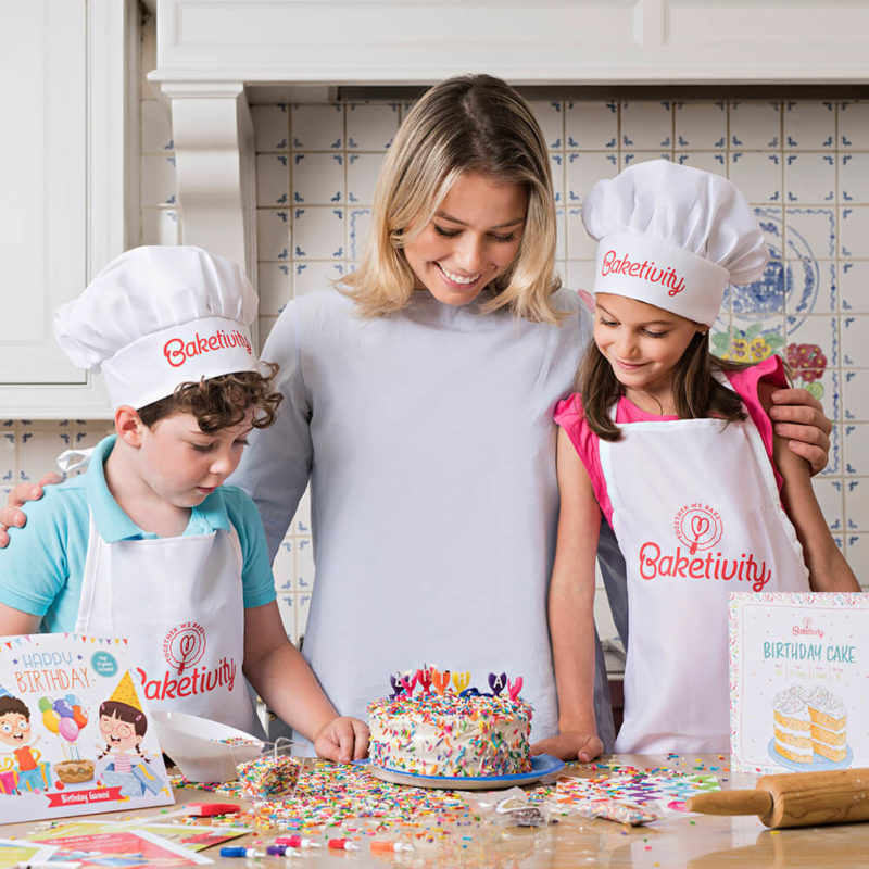 Kids Baketivity Apron With Chef Hat (Gift) Kids Baketivity Apron With Chef Hat (Gift)