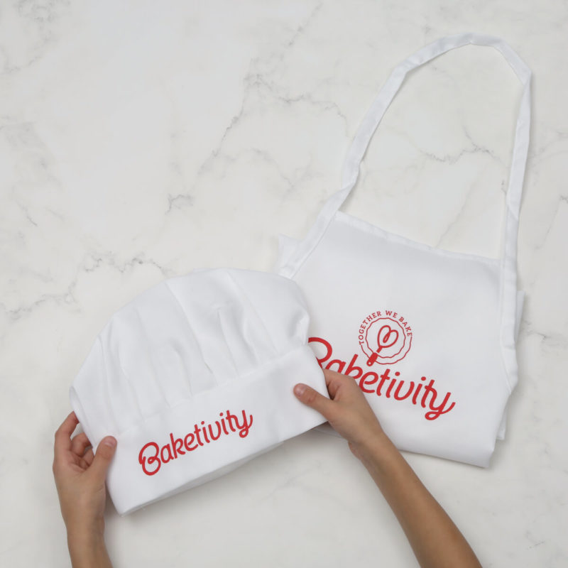 Kids Baketivity Apron With Chef Hat (Gift) Kids Baketivity Apron With Chef Hat (Gift)
