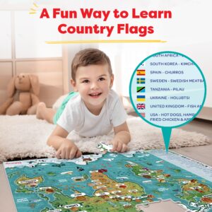 Baketivity Food Around the World Kids Puzzle