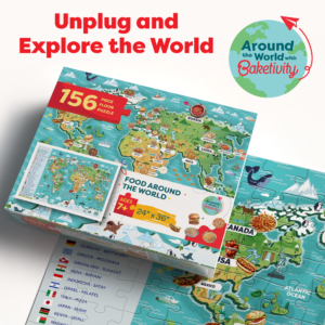 Baketivity Food Around the World Kids Puzzle