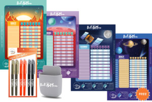 Chore Charts: 11-12 Year Old - Space (8x10 Portrait)