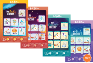 Chore Charts: 5-7 Year Old - Space (8x10 Portrait)