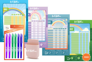 Chore Charts: 8-10 Year Old - Rainbow (8x10 Portrait)