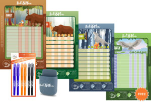Chore Charts: 8-10 Year Old - Wild Woodlands (8x10 Portrait)