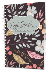Well Planned Day: High School Planner - Apple Blossom
