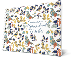 Well Planned Day: Homeschool Planner - Applique Landscape (5-6 Students)