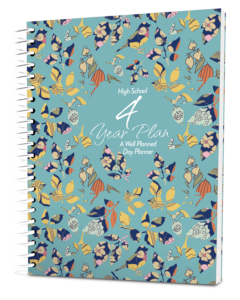 Well Planned Day: High School 4 Year Plan (2025-2029) - Applique