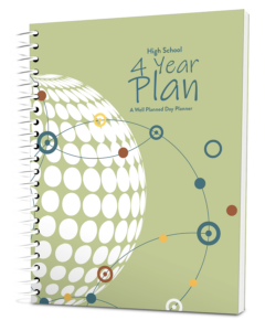 Well Planned Day: High School 4 Year Plan (2025-2029) - Circles