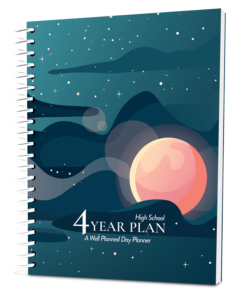 Well Planned Day: High School 4 Year Plan (2025-2029) - Goodnight Moon