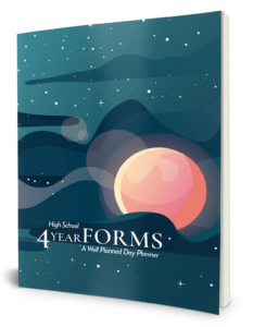 Well Planned Day: High School 4 Year Forms - Goodnight Moon