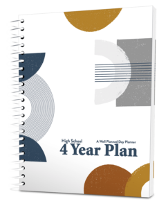 Well Planned Day: High School 4 Year Plan (2025-2029) - Mid Century