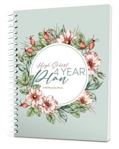 Well Planned Day: High School 4 Year Plan  (2025-2029) - Wild Rose