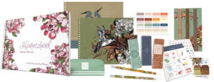 ESSENTIAL BUNDLE - Well Planned Day: Homeschool Planner - Apple Blossom Landscape (5-6 Students)