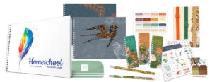ESSENTIAL BUNDLE - Well Planned Day: Homeschool Planner - Arts and Crafts  Landscape (5-6 Students)