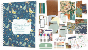 ULTIMATE BUNDLE - Well Planned Day: Homeschool Planner - Applique Portrait (3-4 Students)