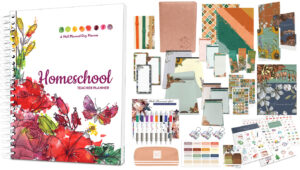 ULTIMATE BUNDLE - Well Planned Day: Homeschool Planner - Arts and Crafts Portrait (3-4 Students)